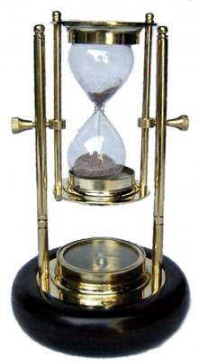 Nautical Brass Send Timer Hour Glass
