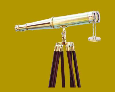 Brass Binocular with Tripod