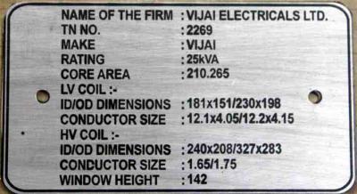 Aliminium panel plates