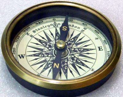 Paper weight compass