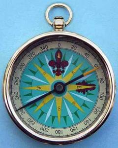 Polished Locket Compass