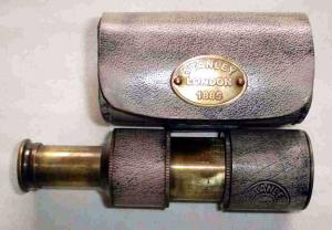 Telescope With Leather Work