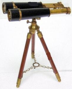 Antique Binocular With Tripod